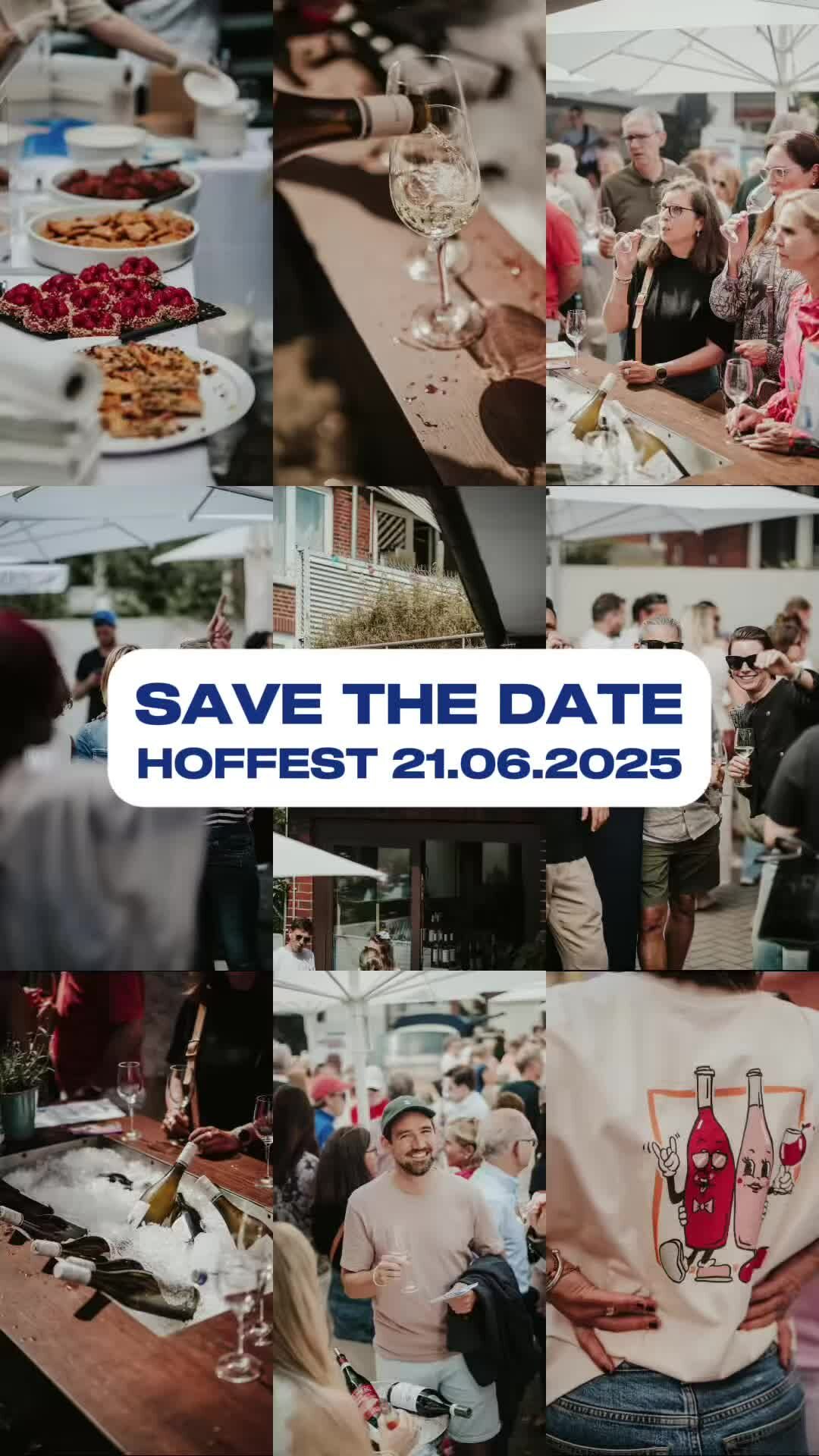Save the date – Hoffest im Weinlager!! ✨
Wir machen's uns schön: am 21. Juni wird unser Hinterhof wieder zur Weinbühne: Mit Lieblingswinzer:innen, die persönlich einschenken, feinem Essen auf die Hand und: richtig guter Musik. Erst gibt’s entspannte Live-Klänge, später übernimmt der DJ und wir lassen den Abend bei Wein und Beats ausklingen. 😊🤝
Wir freuen uns auf Euch! 🍷
.
weinlager, holstein delicatessen, veranstaltung münster